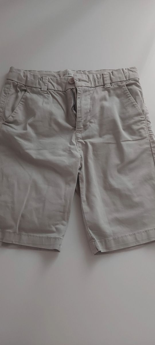 Pantalón corto beige niño 9-10 años