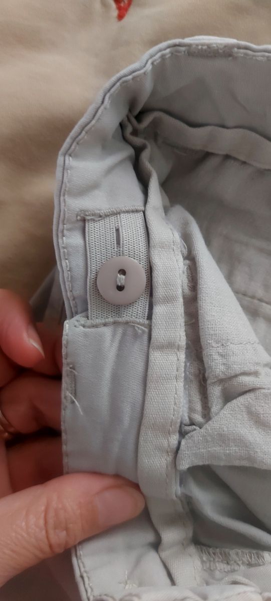 Pantalón corto beige niño 9-10 años