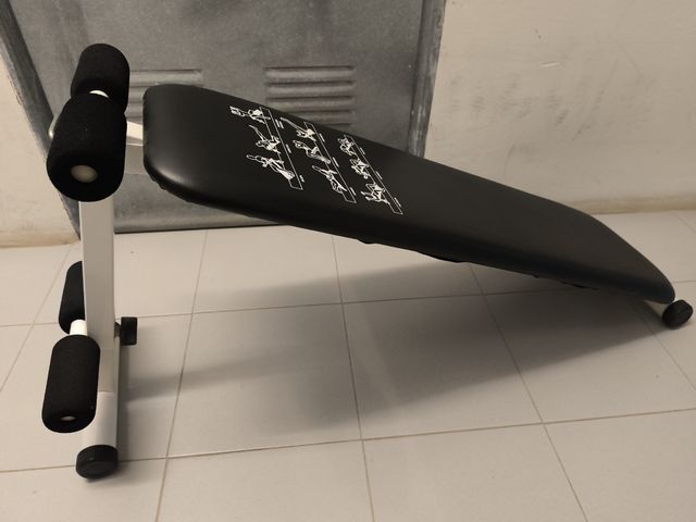 Banco abdominales pro action fitness