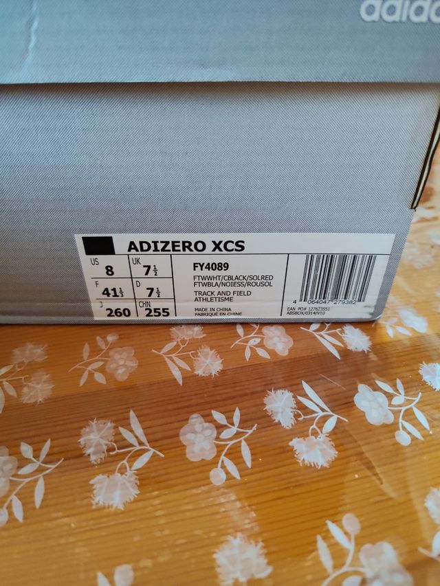 ADIZERO XCS TALLA 41