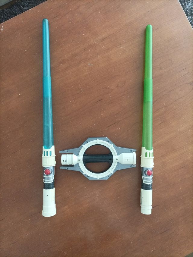 Sable de luz doble giratorio, Star wars 