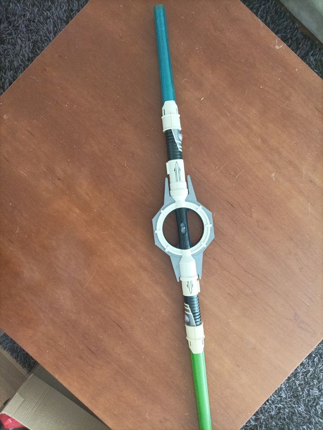 Sable de luz doble giratorio, Star wars 