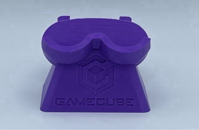 soporte mando game cube morado