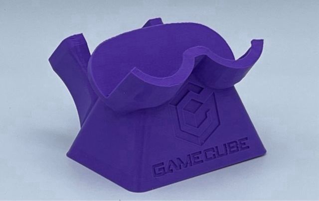 soporte mando game cube morado