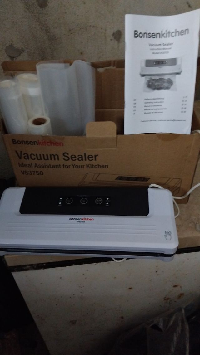 Envasadora al vacío Bonsenkitchen+bolsas de vacio