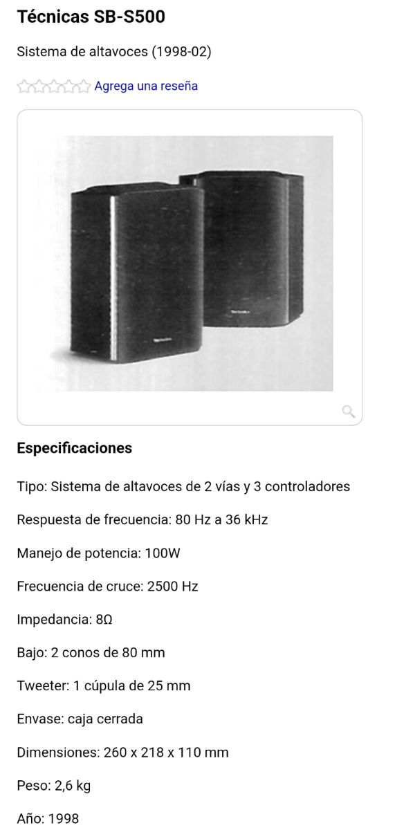 Altoparlanti Technics