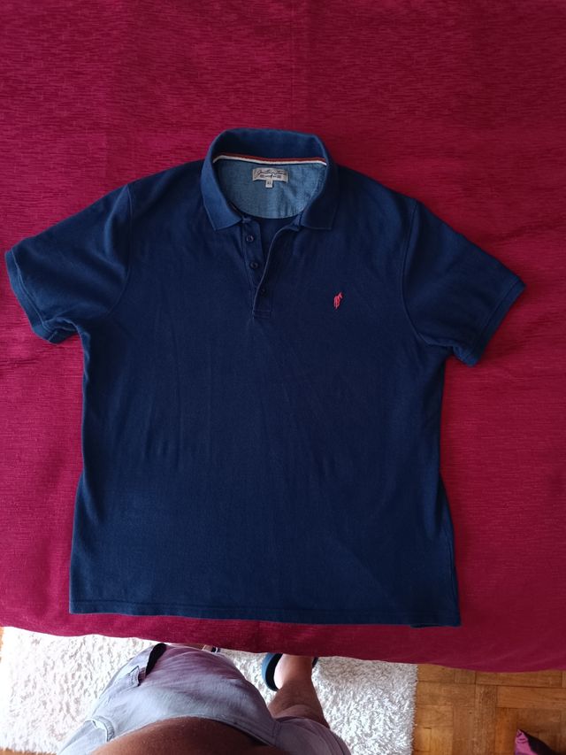 Polo azul marino talla XL marca Gentleman Farner