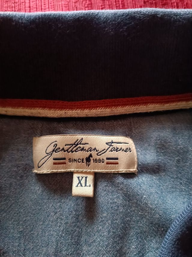 Polo azul marino talla XL marca Gentleman Farner