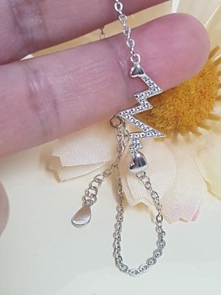 Pulsera electrocardio De Plata De Ley 925