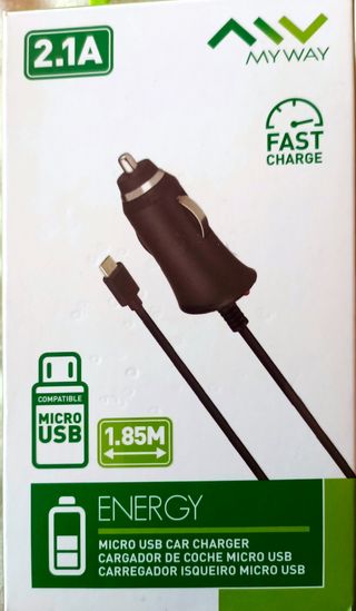 Cargador de coche micro USB