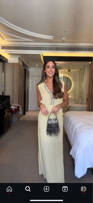 VESTIDO BORDADO ABALORIOS ZARA COLLECTION (XS,S,M)
