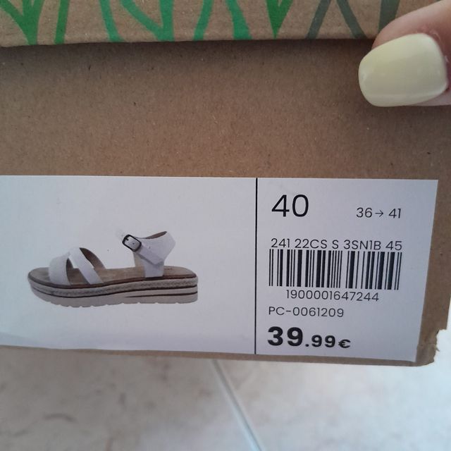 Sandalias casual mujer