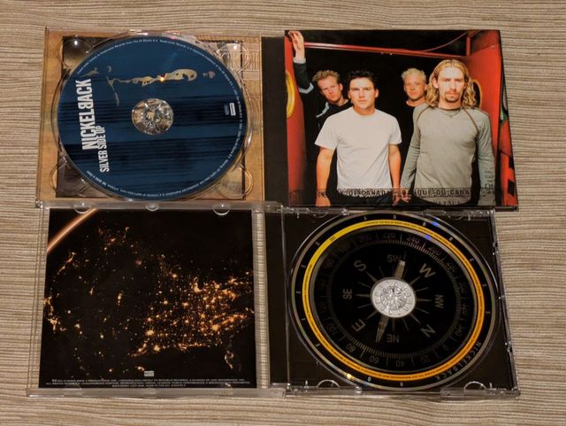 Nickelback Silver/No Fix/Dark Horse/All The Right