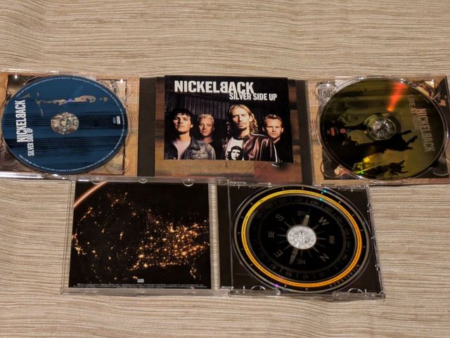 Nickelback Silver/No Fix/Dark Horse/All The Right