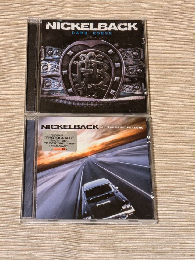 Nickelback Silver/No Fix/Dark Horse/All The Right