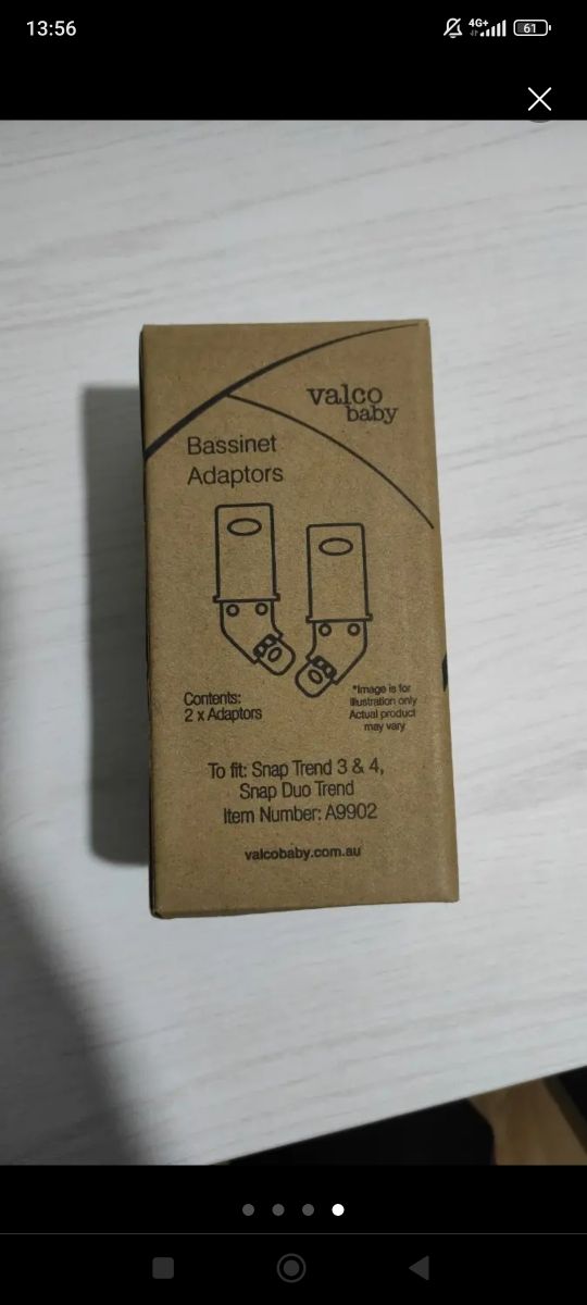 Capazo valco baby con adaptadores