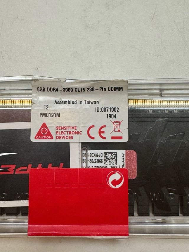 HyperX Predator modulo memoria 8gb DDR4