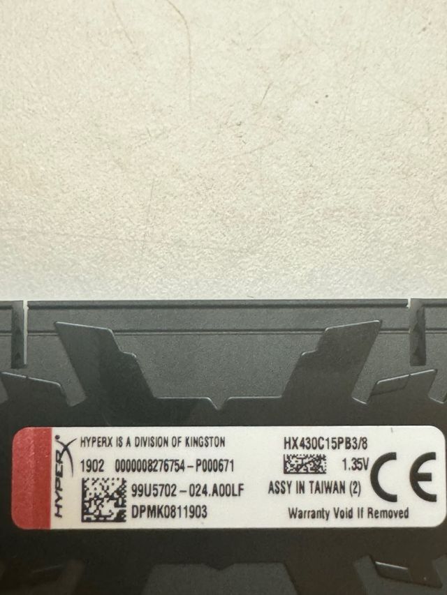 HyperX Predator modulo memoria 8gb DDR4