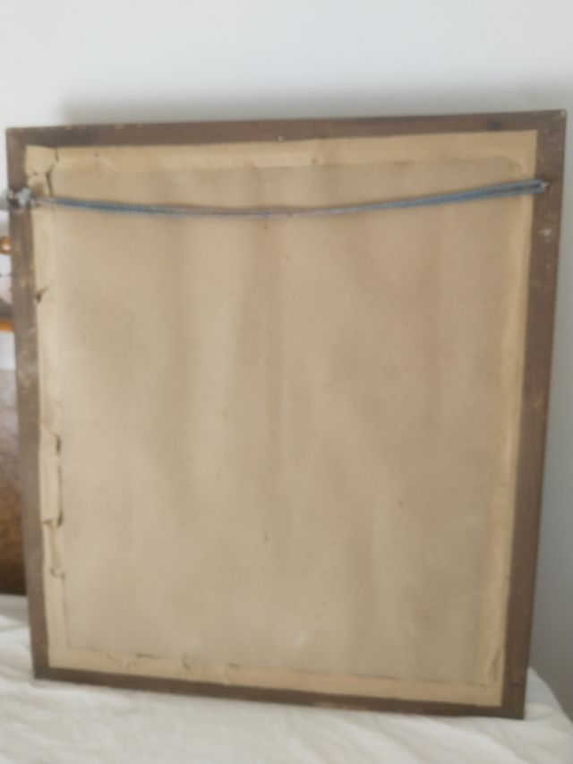 Cuadro Acuarela años 50, firmada, rosas