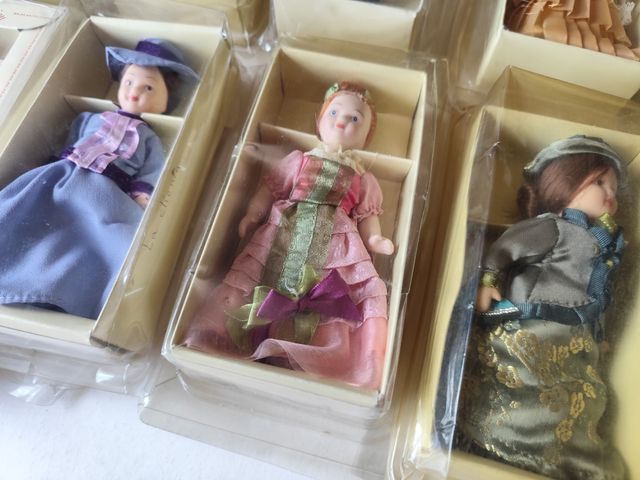 Muñecas victorianas de porcelana 