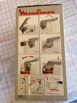 Abrelatas con afilador eléctrico