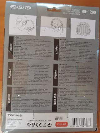 Cuffia Zomo Hd 1200
