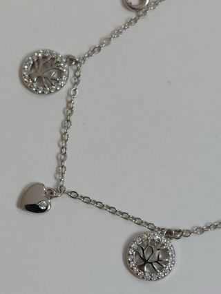 Pulsera Árbol De La vida De Plata De Ley 925