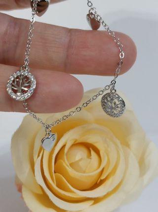 Pulsera Árbol De La vida De Plata De Ley 925