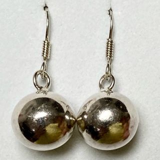 Pendientes con bolas de 9 mm en plata de ley 925
