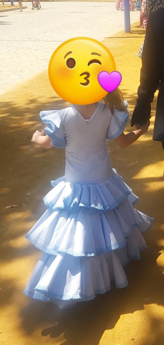 Vestido de flamenca 4-5 años