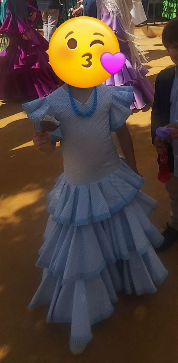 Vestido de flamenca 4-5 años