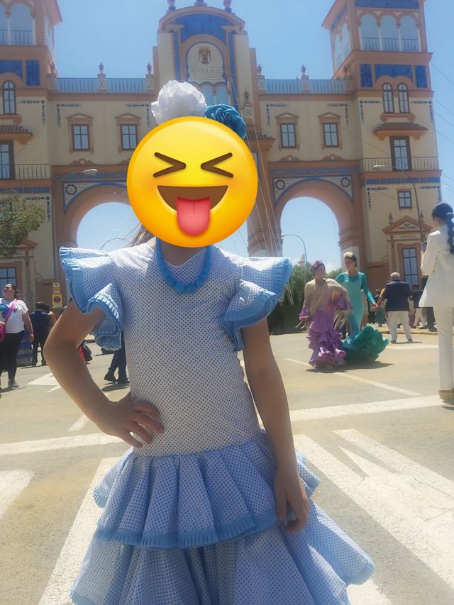 Vestido de flamenca 4-5 años
