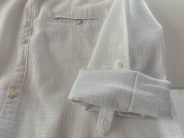 CAMISA BLANCA CUELLO MAO T-11,12