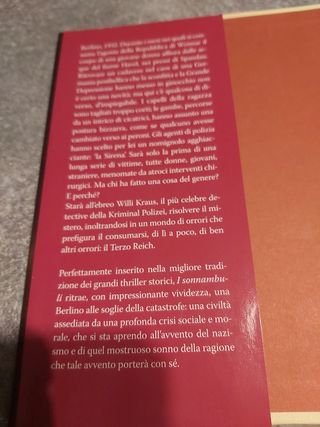 Libro " I Sonnambuli"