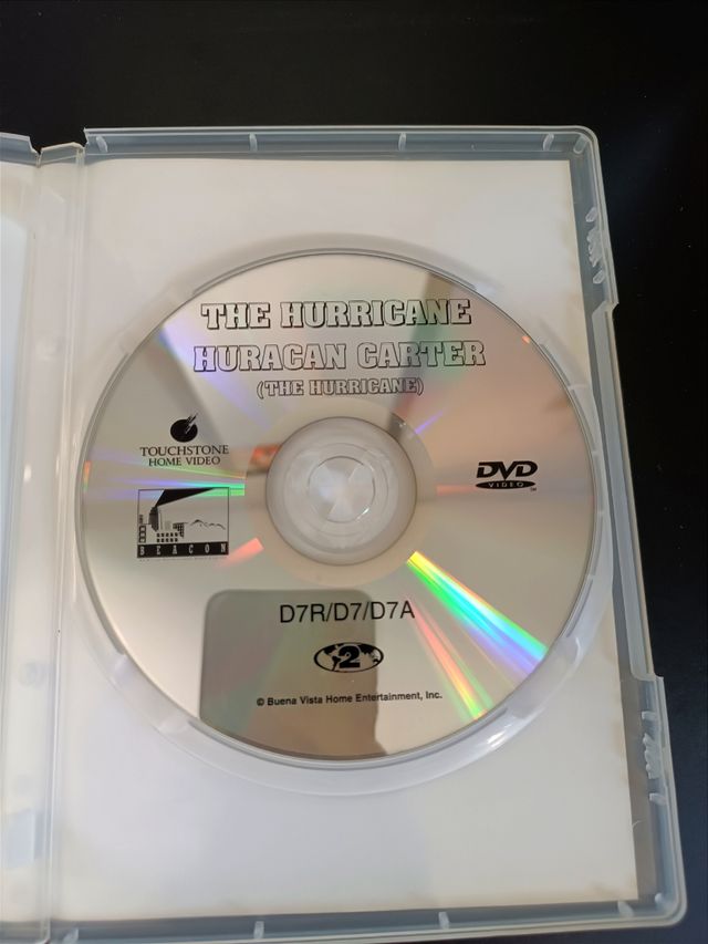 Película DVD Huracán Carter