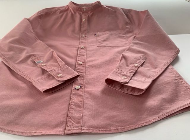 CAMISA ROSA PALO, CUELLO MAO T-10,12