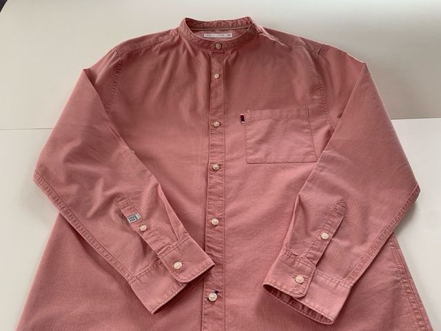 CAMISA ROSA PALO, CUELLO MAO T-10,12