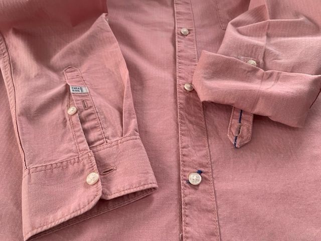 CAMISA ROSA PALO, CUELLO MAO T-10,12