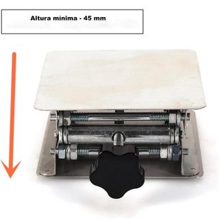 Plataforma elevadora de de acero inoxidable