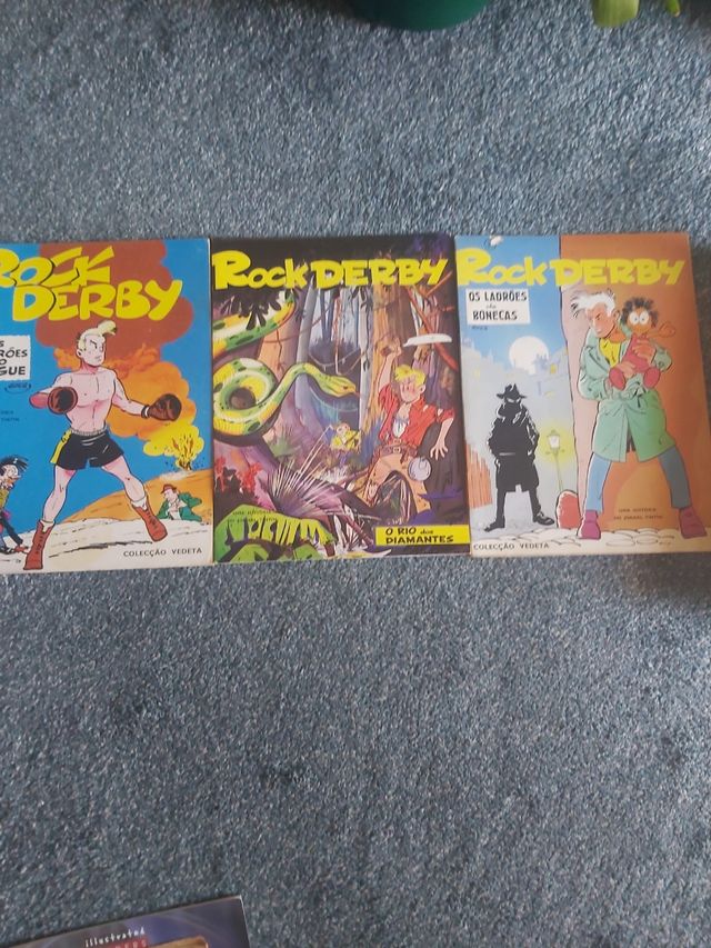 3 revistas Rock Derby de 1974 a 1977