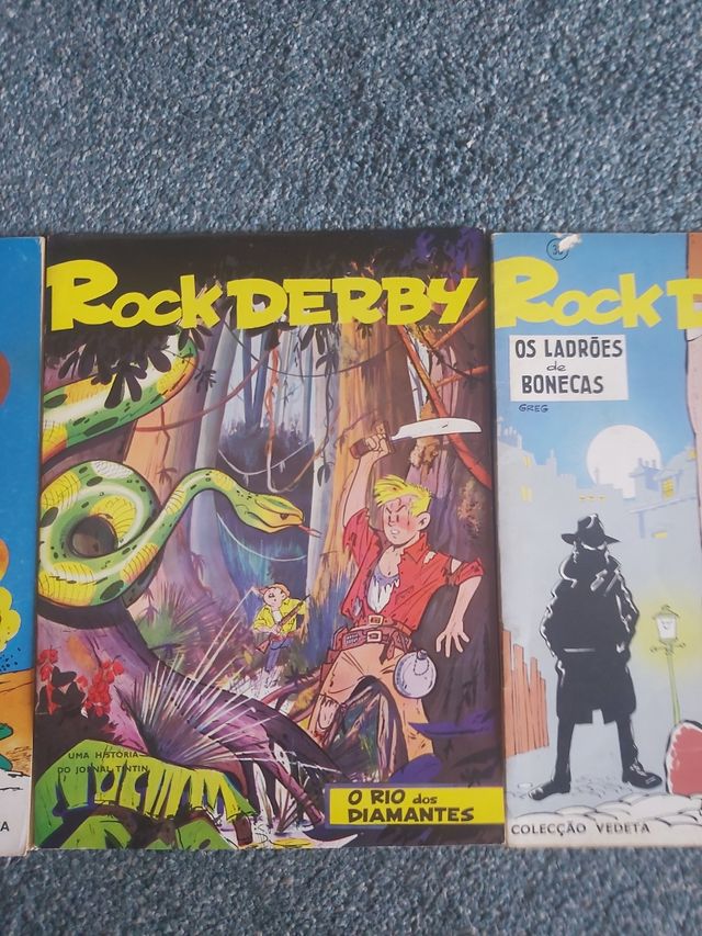 3 revistas Rock Derby de 1974 a 1977