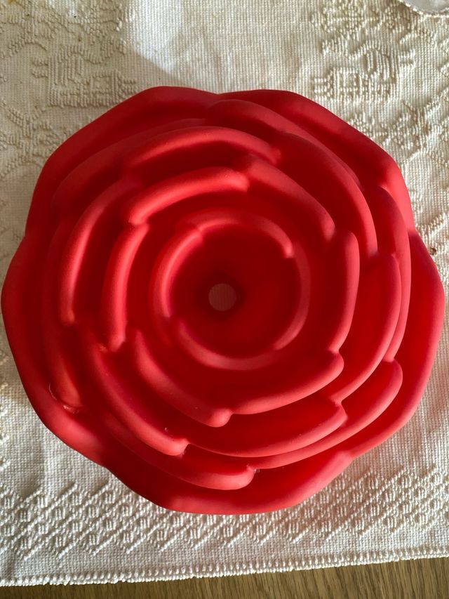 tortiera silicone rosa