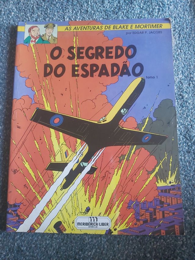 Livro as aventuras de Blake e Mortimer