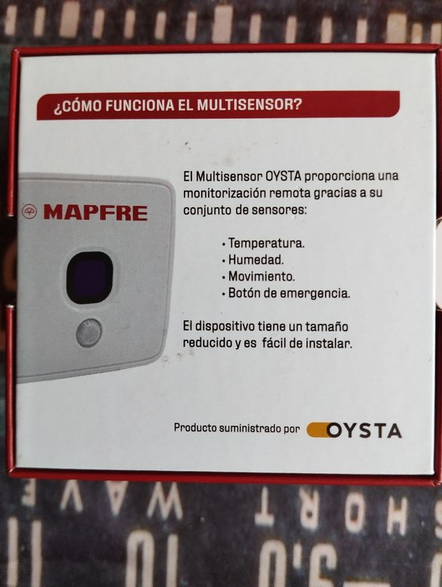 Sensor Oysta para personas mayores