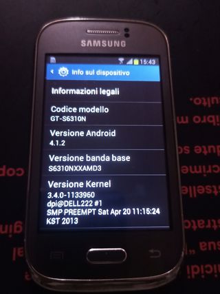 Samsung Galaxy Young android vintage