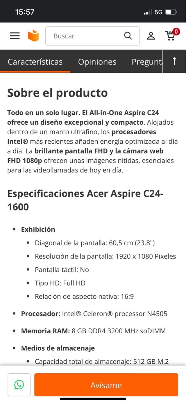 Ordenador all in one