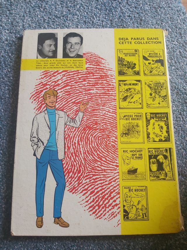 Livro Ric Hochet de 1972