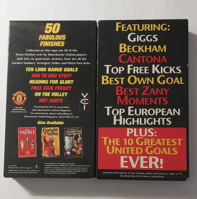 Manchester United official Vhs