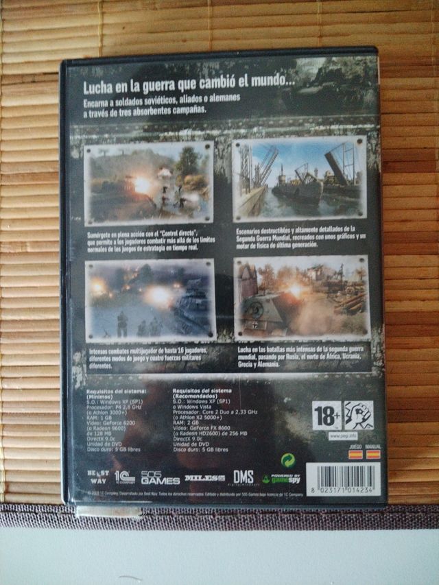 Juego de Pc Men of War