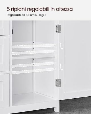Mobile da Bagno, Armadio da Bagno, Armadietto Auto